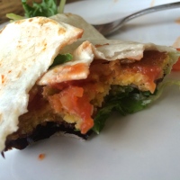 Tortilla Wrap with Crispy Arepas (Dining Hall)